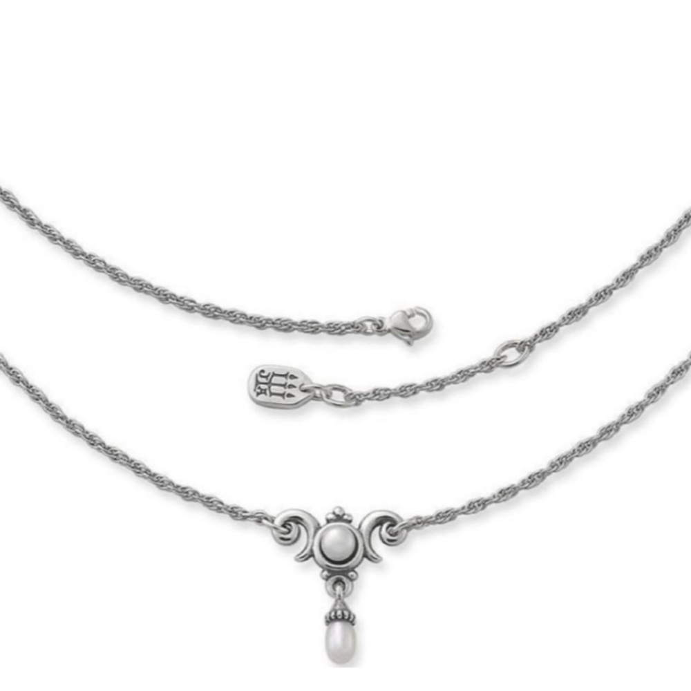 James Avery Sterling Silver and Pearl Necklace